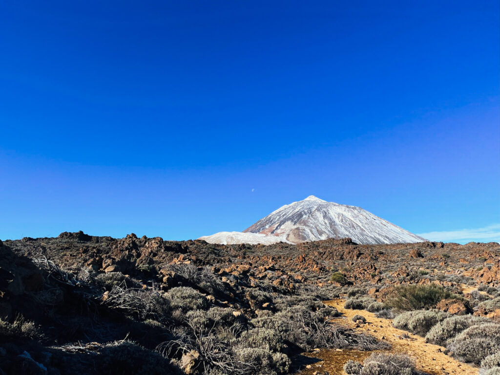 teide pod snehem